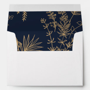 Vintage Winter Holiday Envelope