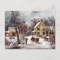 Vintage Winter Postcard