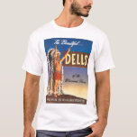 Vintage Wisconsin Dells Indian Chief T-shirt at Zazzle