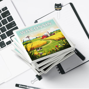 Vintage Wisconsin Magnet