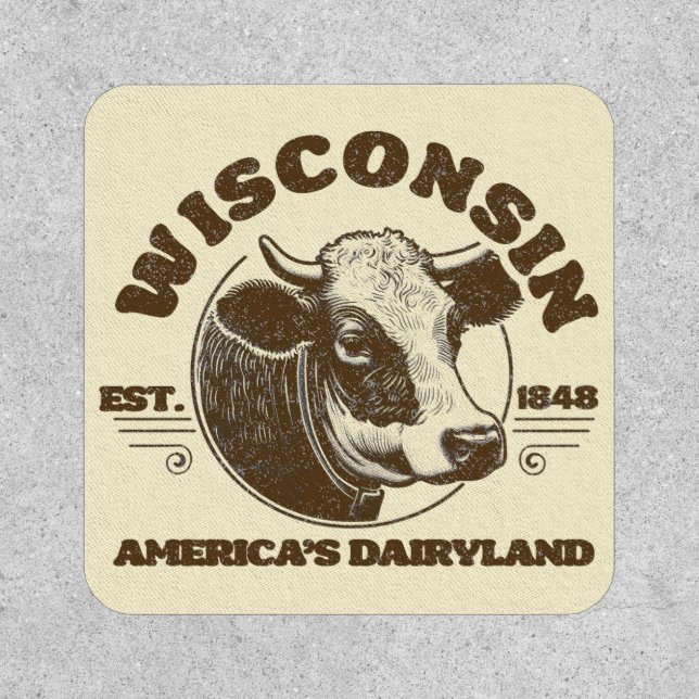 Vintage Wisconsin Patch (Front)