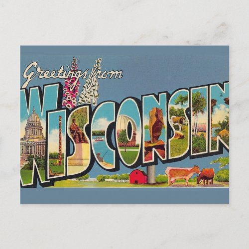 Vintage Wisconsin Postcard