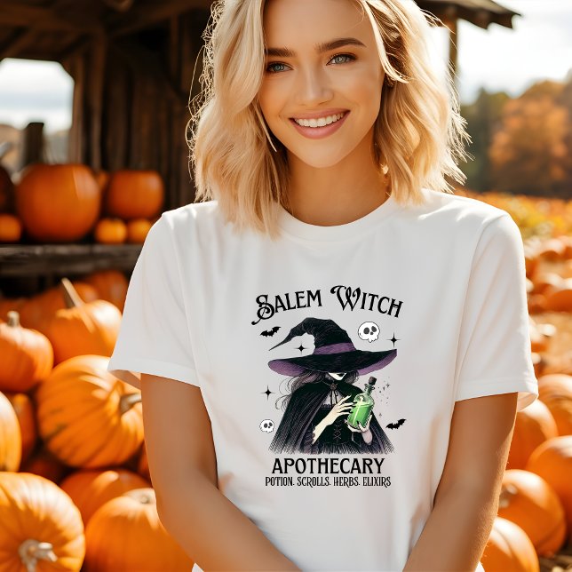Vintage Witch Apothecary Halloween Tshirt (Creator Uploaded)