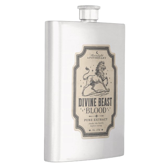 Vintage Witch Apothecary Potion Flask (Right)