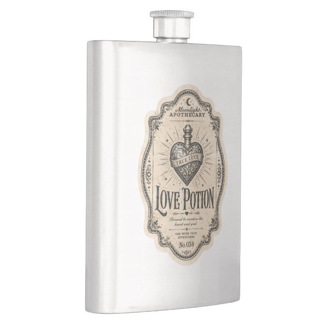 Vintage Witch Apothecary Potion Flask (Right)