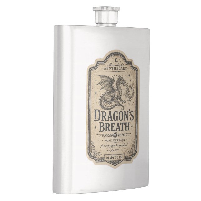 Vintage Witch Apothecary Potion Flask (Right)