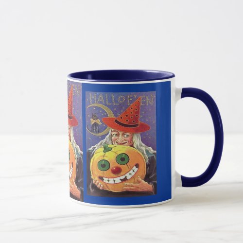 Vintage Witch Halloween Mug