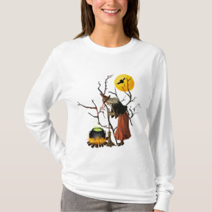 Vintage Witch Halloween Sweatshirt T-Shirt