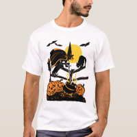 Vintage Witch Halloween T-Shirt