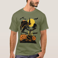 Vintage Witch Halloween T-Shirt