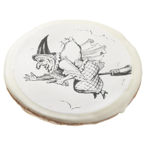 Vintage Witch illustration Sugar Cookie