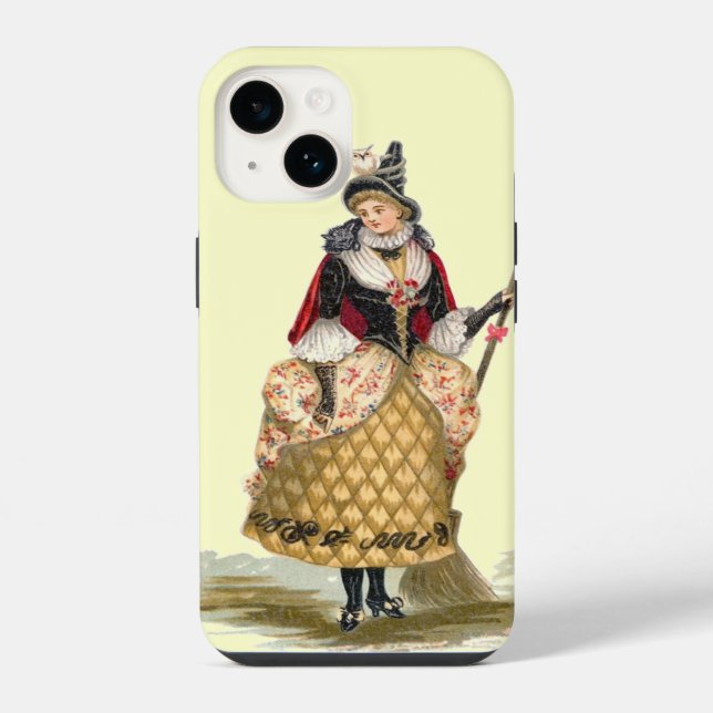 Vintage Witch Iphone Case (Back)