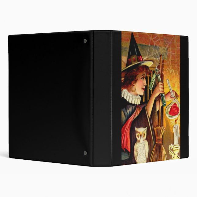 Vintage Witch Recipe Binder (Background)