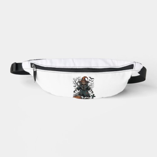Vintage Witch Scarecrow Halloween Pumpkin Shirt De Fanny Pack