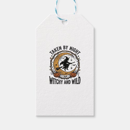 Vintage Witch Shirt Taken Witch Halloween Design_1 Gift Tags