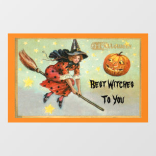 Vintage Witch Window Cling