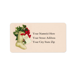 Vintage With All Good Wishesl Address Label