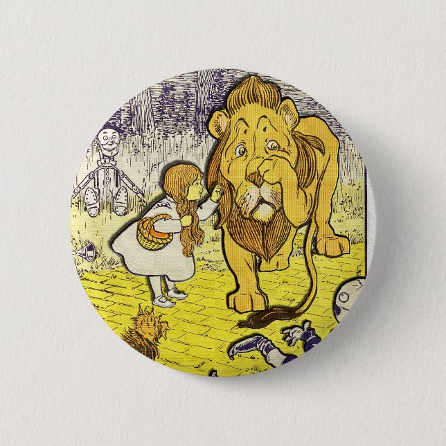 Vintage Wizard of Oz 1st Edition Print Button (Front)