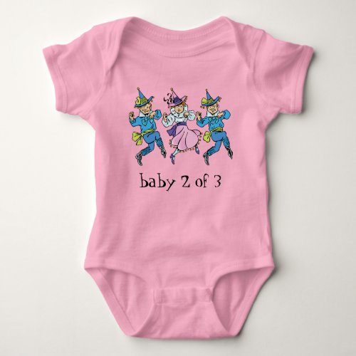 Vintage Wizard of Oz Baby 2 of 3 Triplets Baby Bodysuit