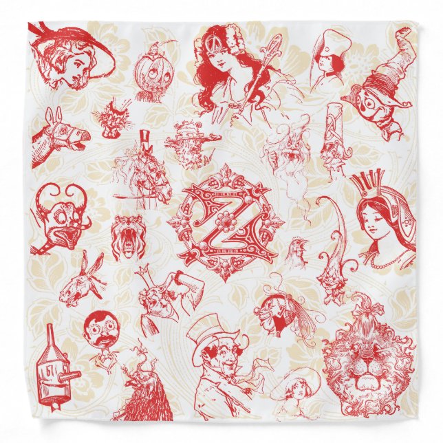 VINTAGE WIZARD OF OZ BANDANA (Front)