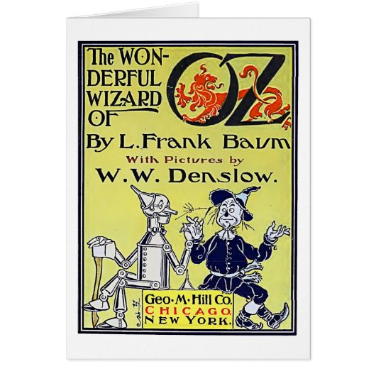 Vintage Wizard of Oz Book Cover (Front)