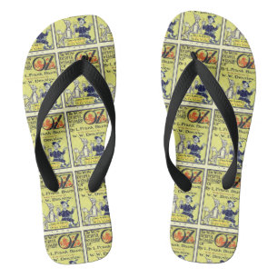 Vintage Wizard of Oz Book Cover Art, Title Page Flip Flops