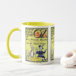 Vintage Wizard of Oz Book Cover Art, Title Page Mug
