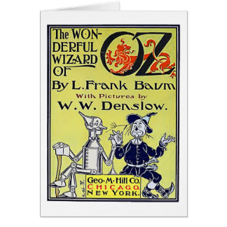 Vintage Wizard of Oz Book Cover Cards