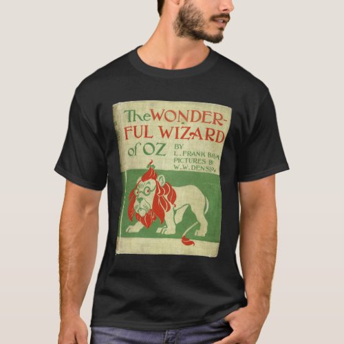 Vintage Wizard Of Oz Book Cover T_Shirt