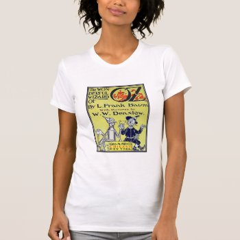 Vintage Wizard Of Oz Book Cover T-shirt by StillImages at Zazzle