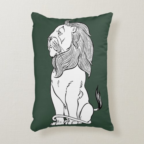Vintage Wizard of Oz Brave Cowardly Lion Accent Pillow
