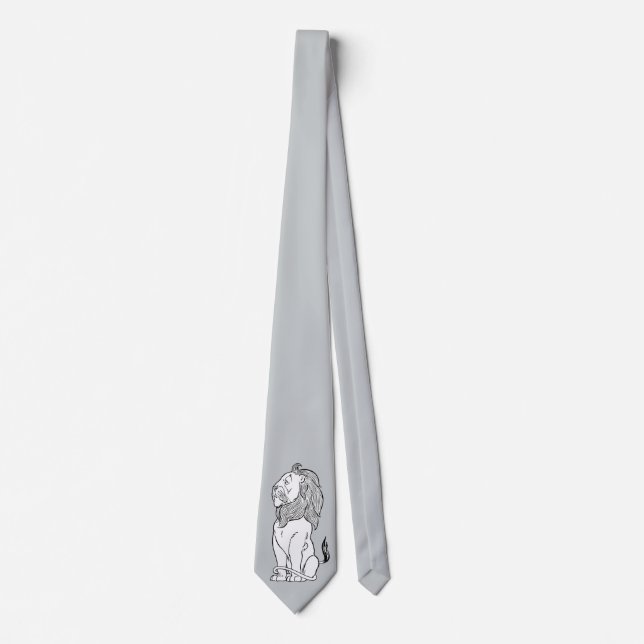 Vintage Wizard of Oz, Brave Cowardly Lion Neck Tie (Front)