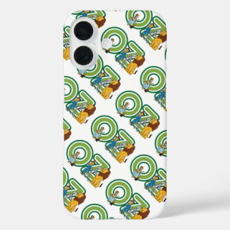 Vintage Wizard of Oz Characters and Text Letters iPhone 16 Case