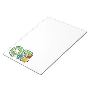 Vintage Wizard of Oz Characters and Text Letters Notepad