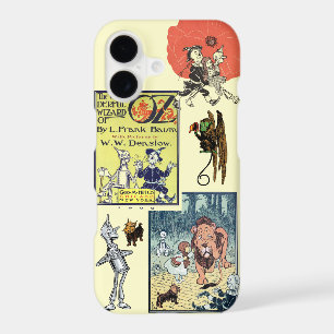 Vintage Wizard of Oz Characters, Yellow Brick Road iPhone 17 Case