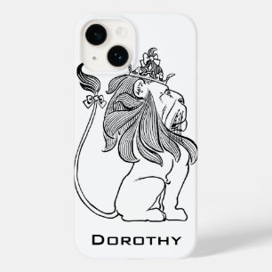 Vintage Wizard of Oz, Cowardly Lion with Crown Case-Mate iPhone 14 Case
