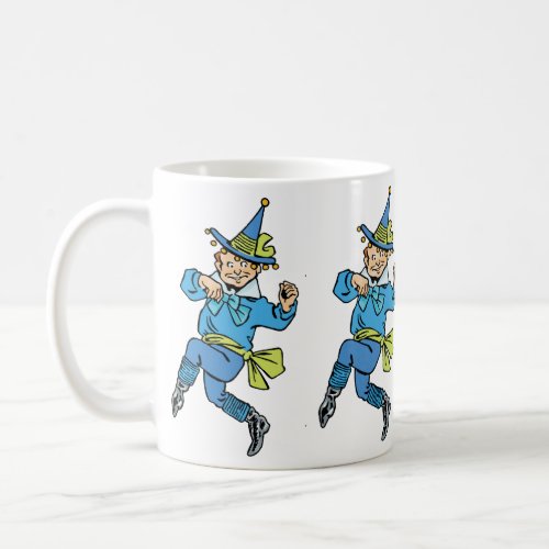 Vintage Wizard of Oz Cute Dancing Boy Munchkin Coffee Mug