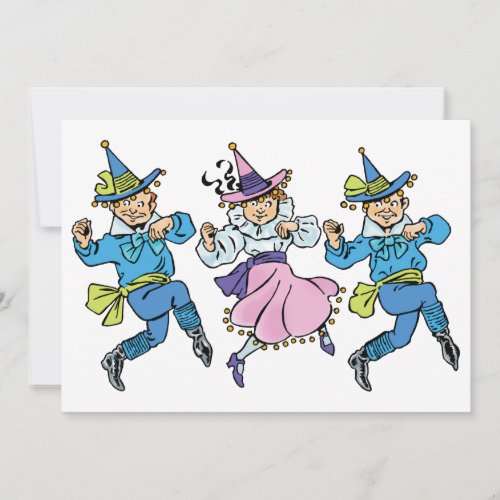 Vintage Wizard of Oz Cute Dancing Munchkins