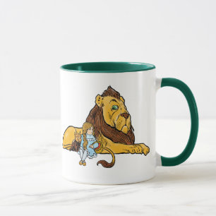 Vintage Wizard of Oz, Dorothy and Toto with Lion Mug