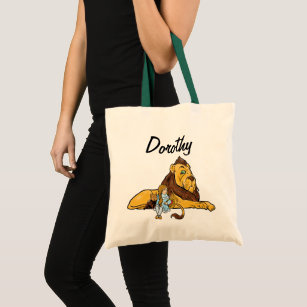 Vintage Wizard of Oz, Dorothy and Toto with Lion Tote Bag