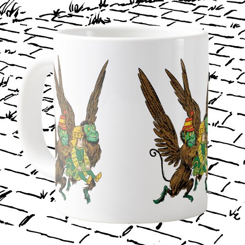 Vintage Wizard of Oz Dorothy Evil Flying Monkeys Large Coffee Mug