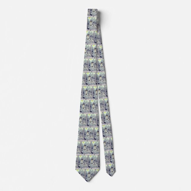 Vintage Wizard of Oz, Dorothy Meets the Munchkins Neck Tie (Front)