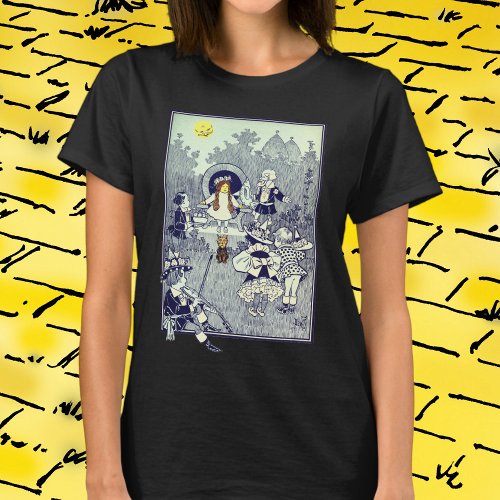 Vintage Wizard of Oz Dorothy Meets the Munchkins T_Shirt