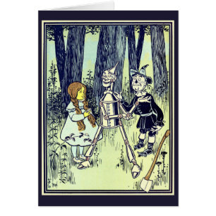 Vintage Wizard of Oz, Dorothy Meets the Tinman