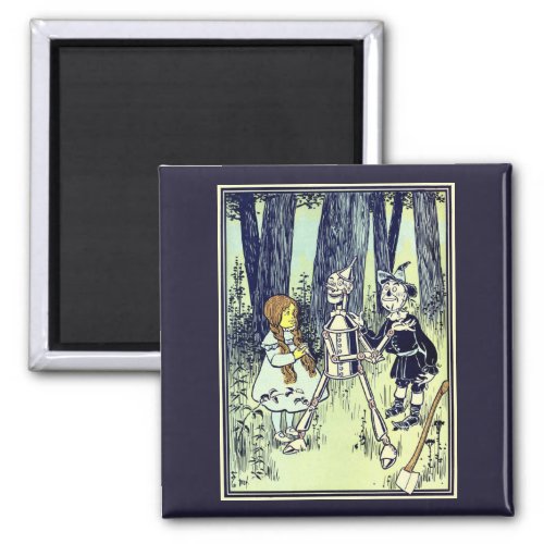 Vintage Wizard of Oz Dorothy Meets the Tinman Magnet