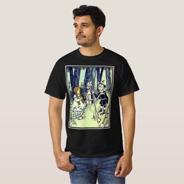 Vintage Wizard of Oz Dorothy Meets the Tinman T Shirt Zazzle
