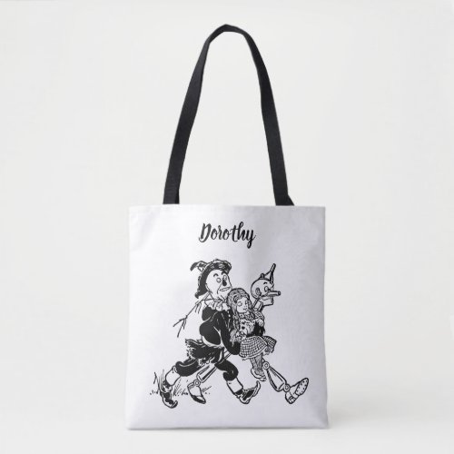 Vintage Wizard of Oz Dorothy Sleeping with Poppies Tote Bag