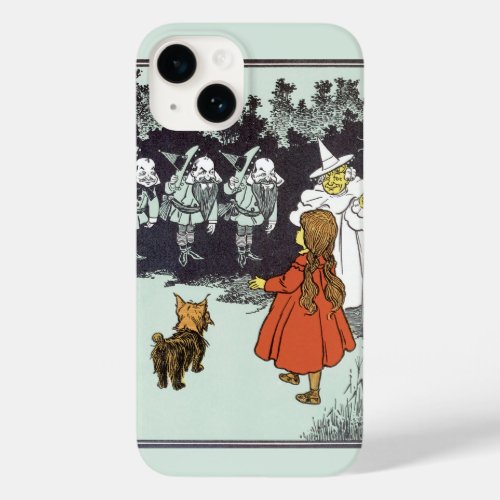 Vintage Wizard of Oz Dorothy Toto Glinda Munchkins Case_Mate iPhone 14 Case