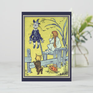 Vintage Wizard of Oz, Dorothy Toto Meet Scarecrow