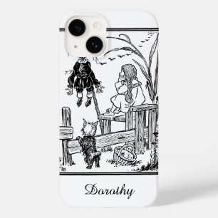 Vintage Wizard of Oz, Dorothy Toto Meet Scarecrow Case-Mate iPhone 14 Case